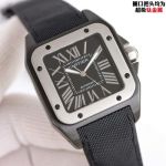 Cartier Santos ETA2824-2 Movement Titanium Bezel 47.5*39.8mm Watch